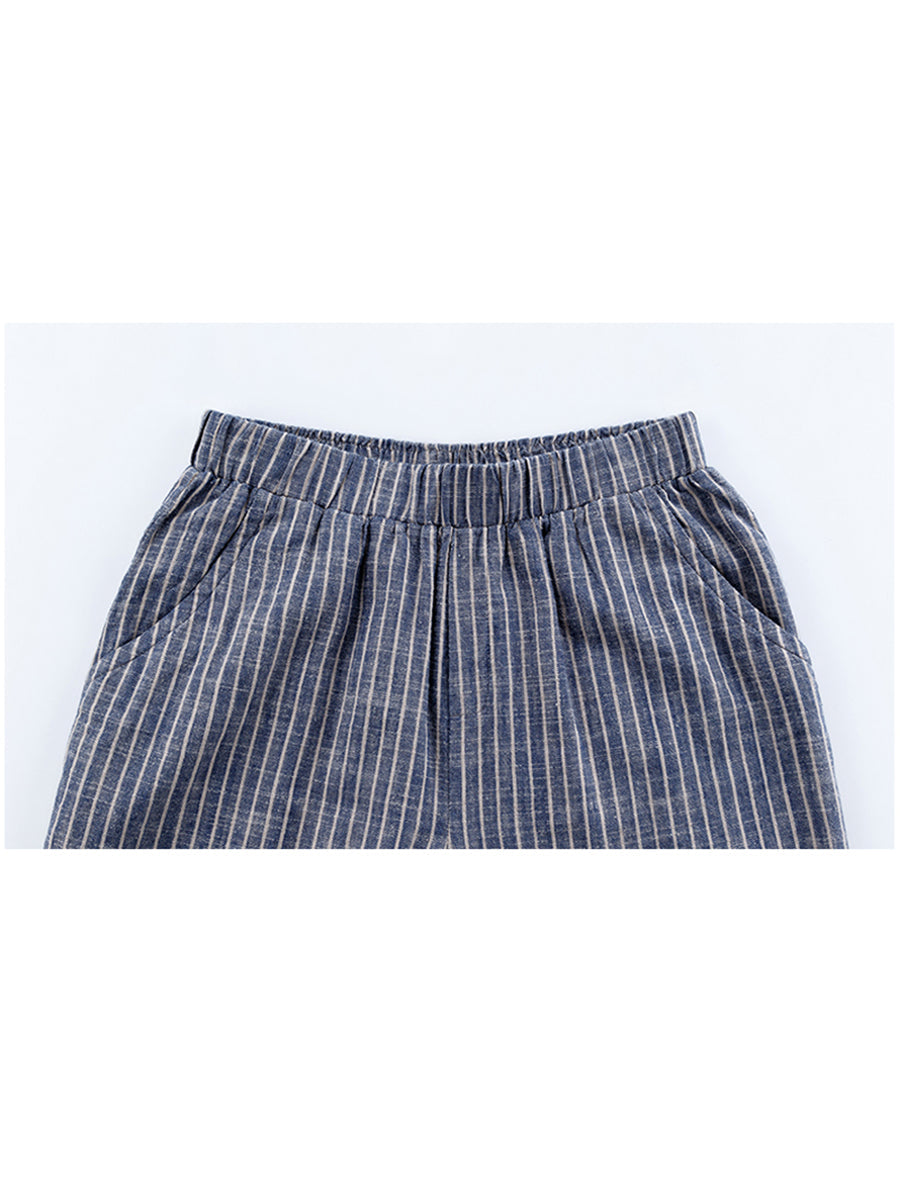 Astrid | Heritage Striped Linen Trousers™
