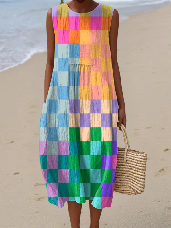 Solene - Casual Midi Dress for Everyday Wear