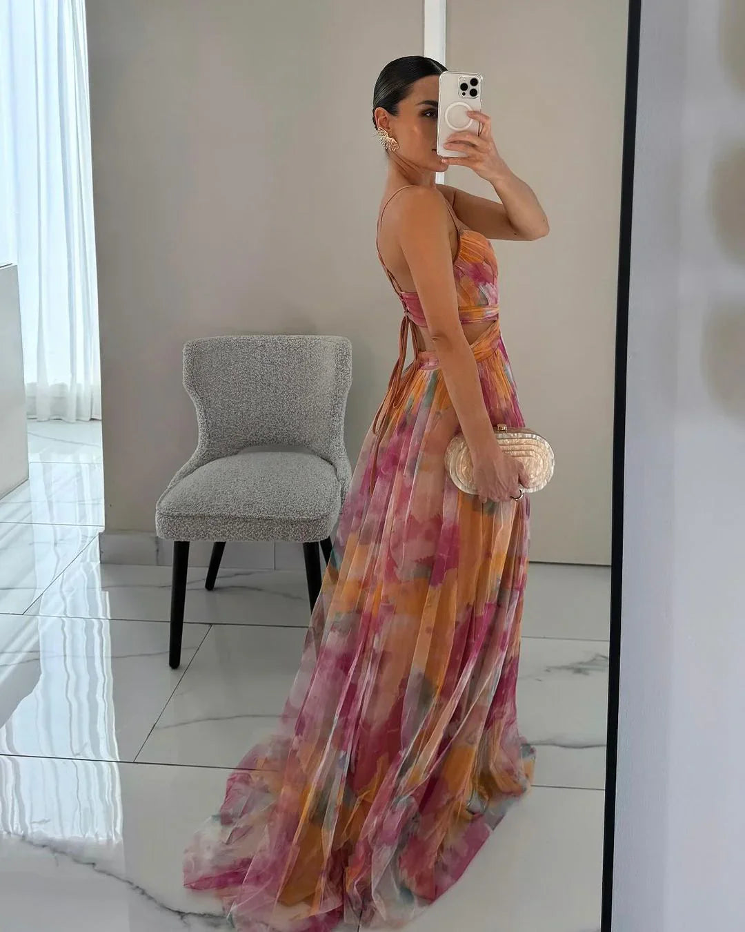 Giselle | Enchanting Floral Print Maxi Dress™