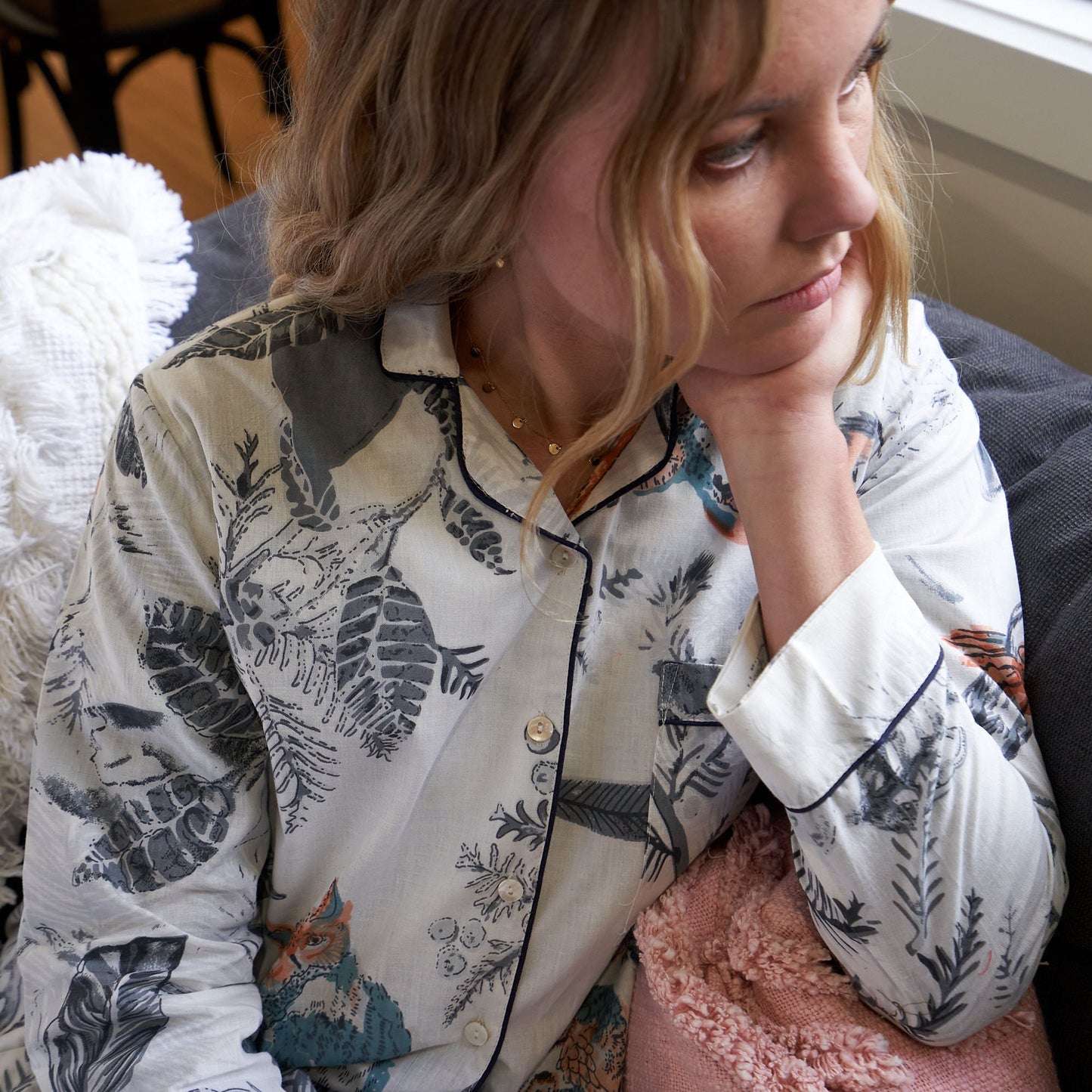 Ella | Enchanting Bride Floral Cotton Pyjama set™