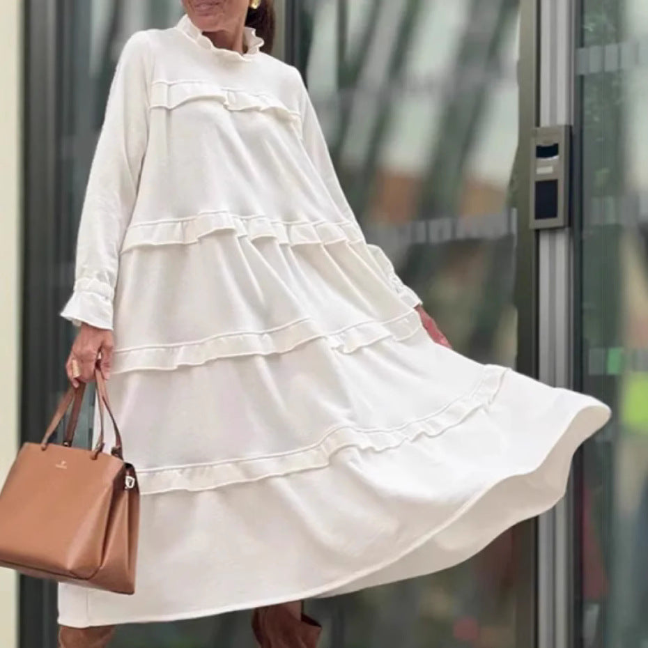 Clara | Black Ruffle Pocket Dress™