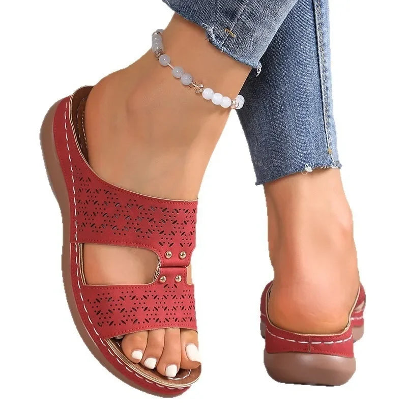 Ravena | Orthopedic Roman Slip-On Sandals™