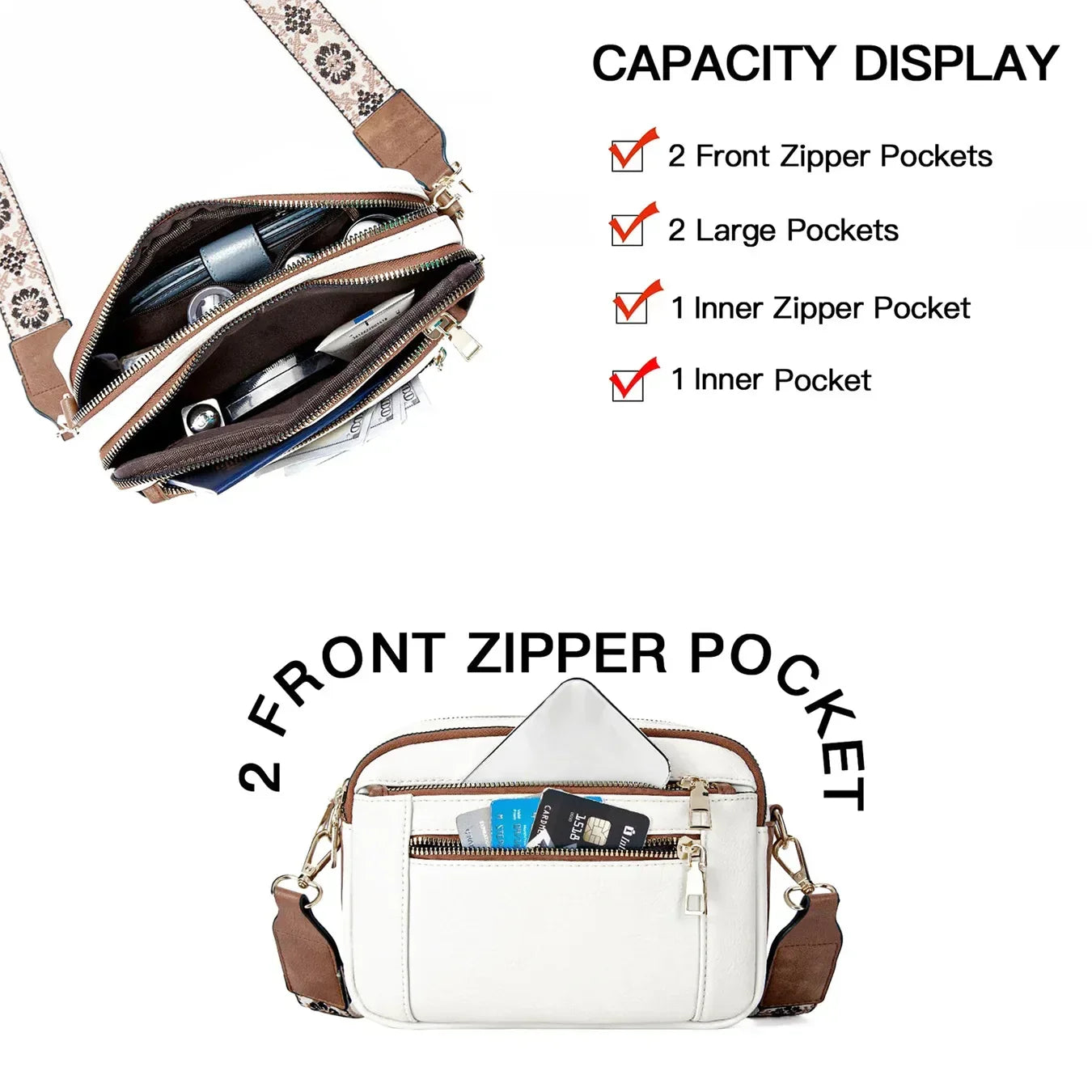 Edith | Refined Leather Shoulder Bag™