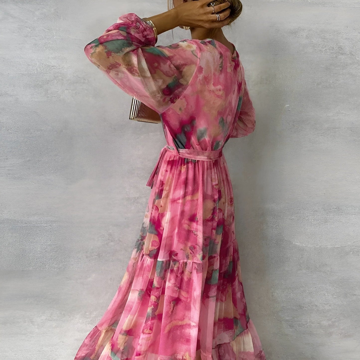 Devina - Elegant Floral Summer Dress
