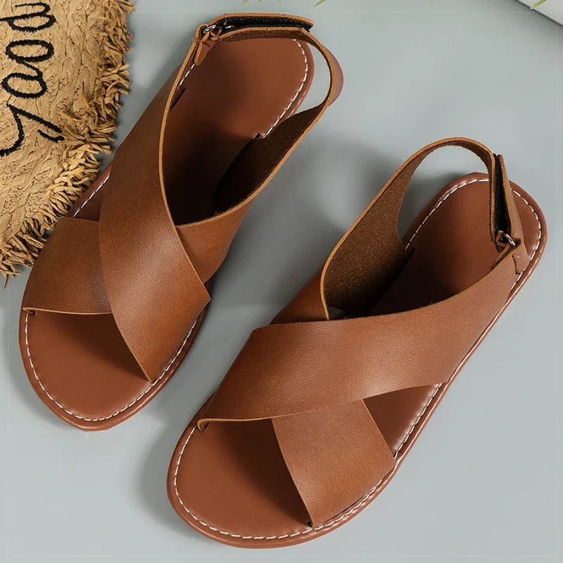 Vesnia | Orthopedic Wedge Platform Roman Sandals™