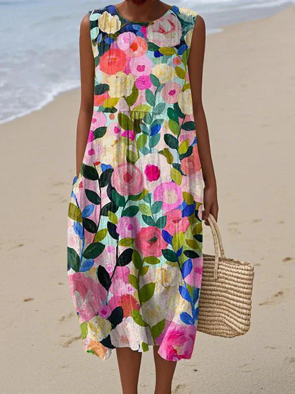 Mira - Casual Midi Dress for Everyday Wear