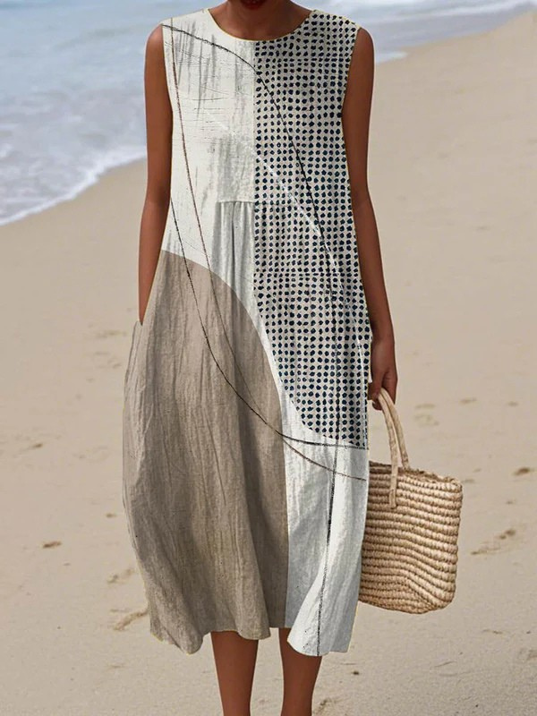Nova - Casual Midi Dress for Everyday Wear