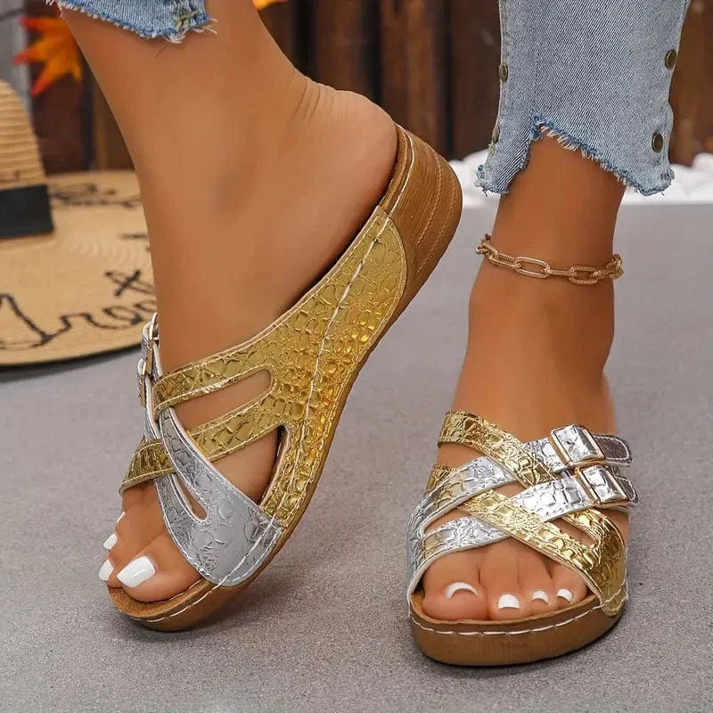 Deniza | ShineStep Luxe Slippers™