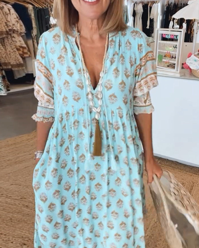 Viviana | Women’s Radiant Floral Spring/Summer Dress™