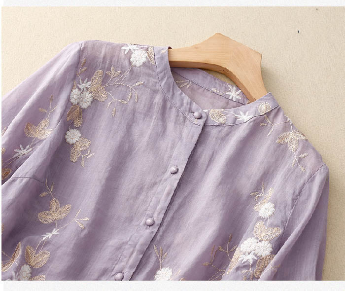 Eloise | Elegant Embroidered Blouse™