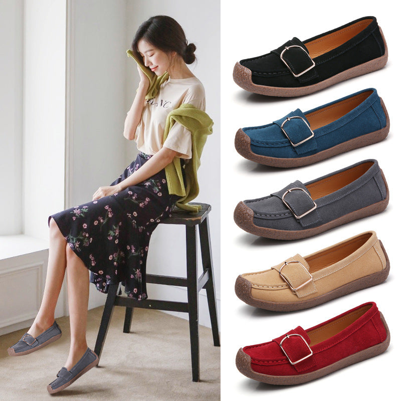 Comelyy Fashion Flats Genuine Leather Loafers