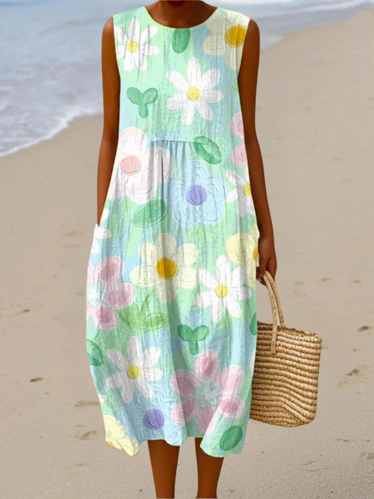 Rina - Casual Midi Dress for Everyday Wear