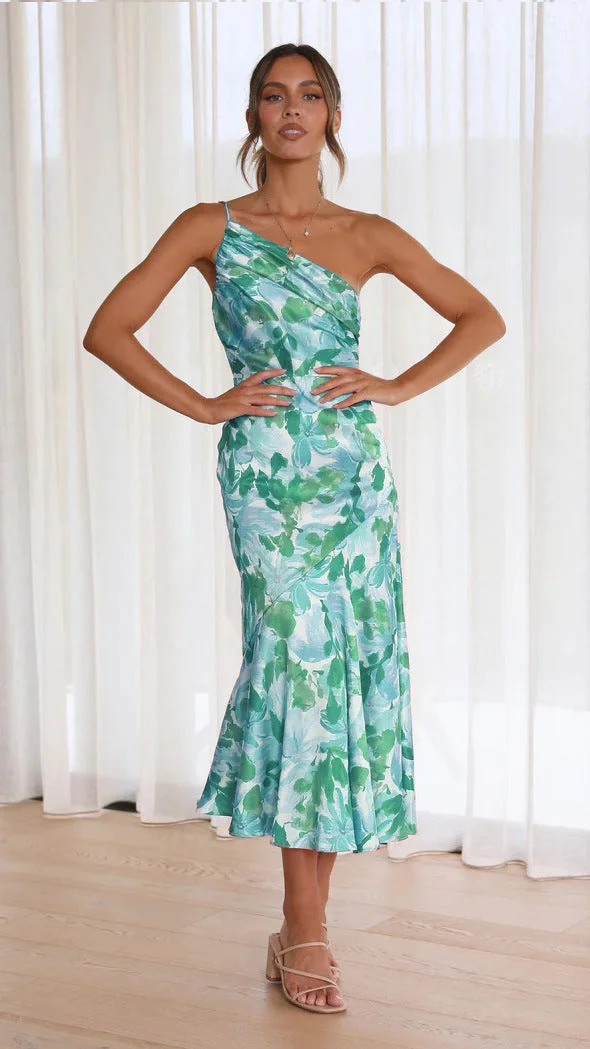Margot | Floral One Shoulder Dress™