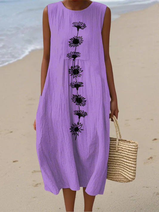 Malia - Casual Midi Dress for Everyday Wear