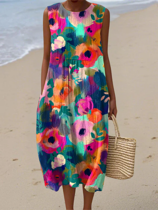 Kaia - Casual Midi Dress for Everyday Wear