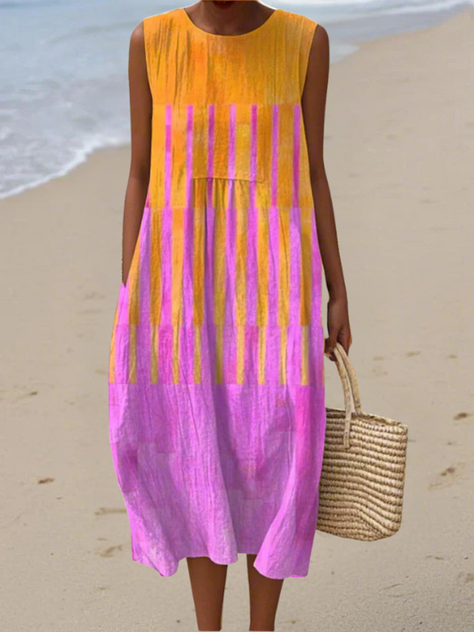 Niva - Casual Midi Dress for Everyday Wear