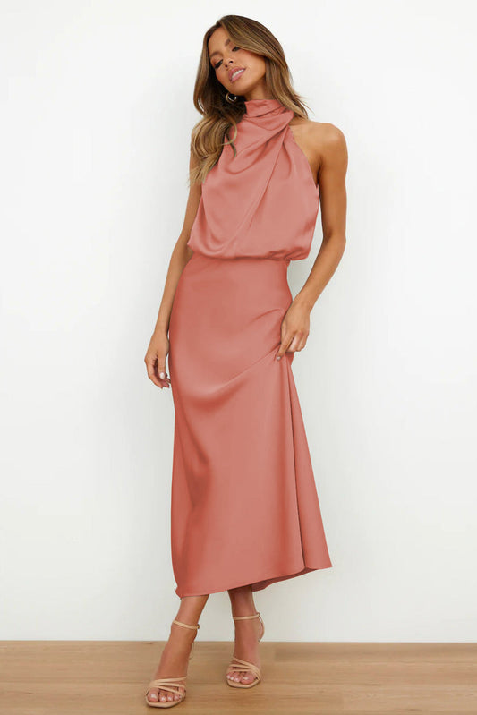 Veronica | Long satin dress™