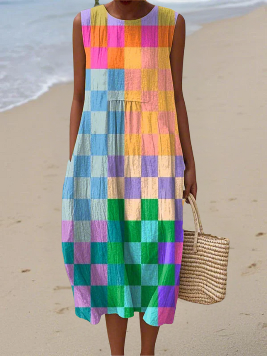 Solene - Casual Midi Dress for Everyday Wear