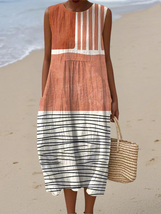 Elina - Casual Midi Dress for Everyday Wear