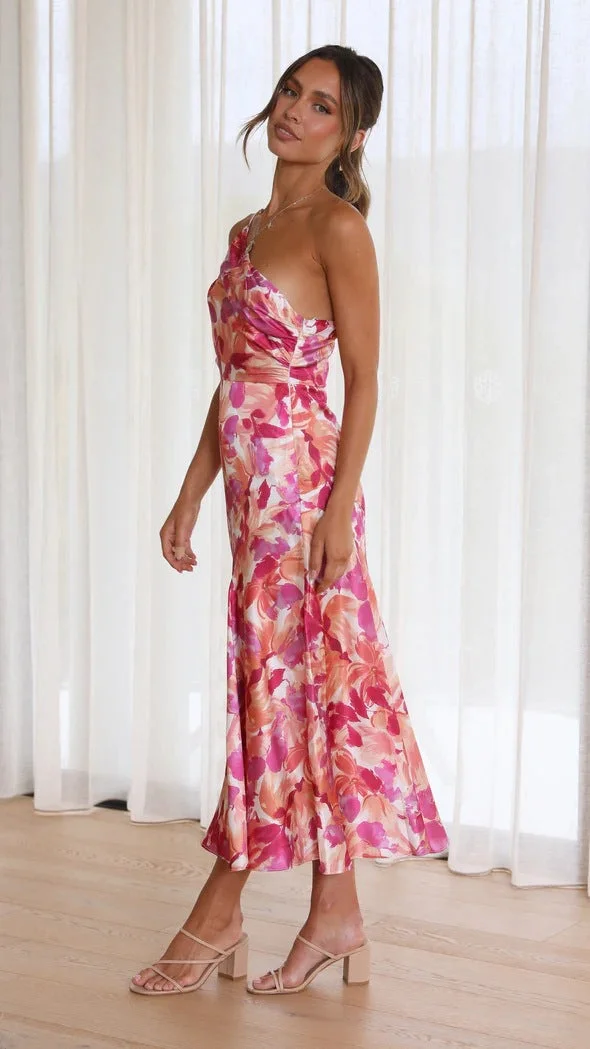 Margot | Floral One Shoulder Dress™