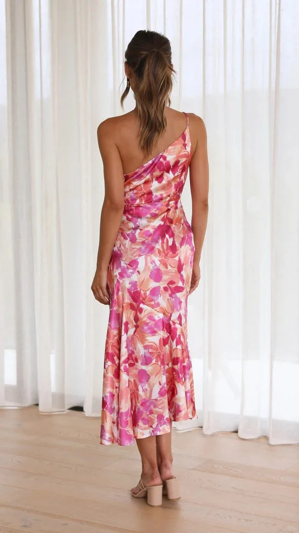 Margot | Floral One Shoulder Dress™