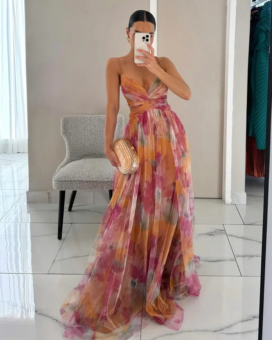 Giselle | Enchanting Floral Print Maxi Dress™