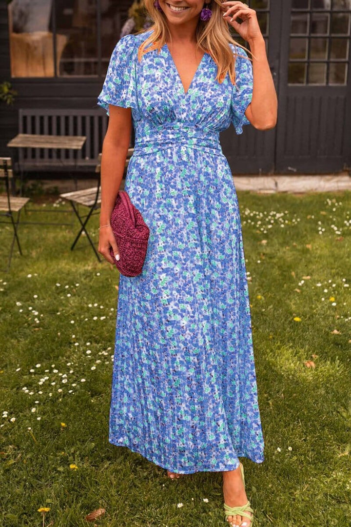 Sandra | Elegant V-Neck Maxi Dress™