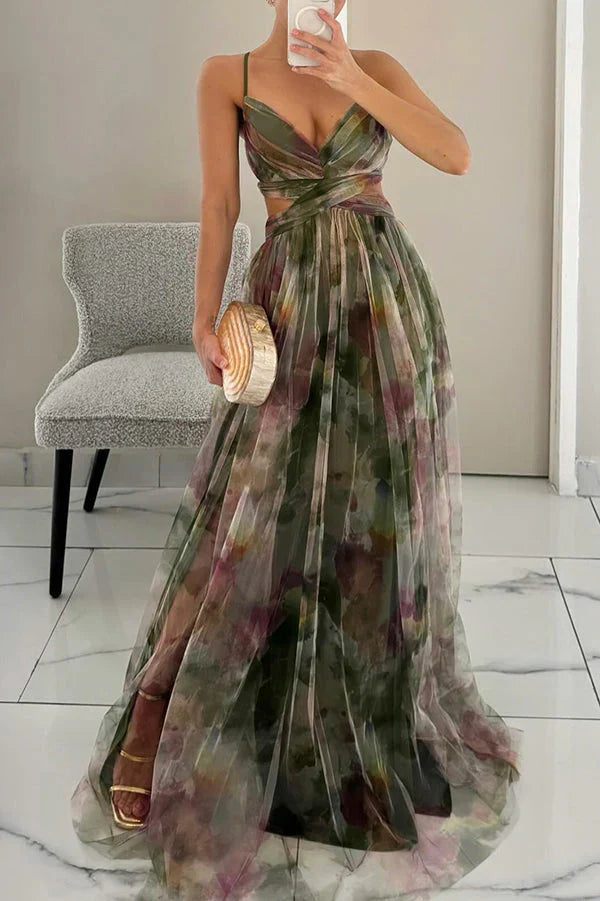 Giselle | Enchanting Floral Print Maxi Dress™
