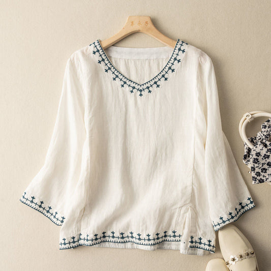 Melissa | Linen Blouse™
