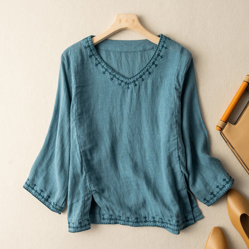 Melissa | Linen Blouse™