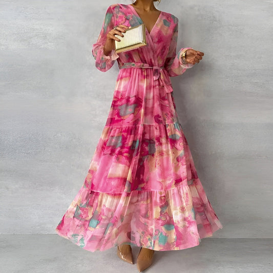 Devina - Elegant Floral Summer Dress