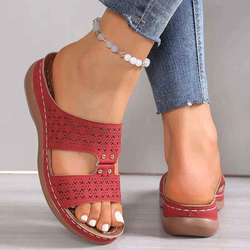 Ravena | Orthopedic Roman Slip-On Sandals™