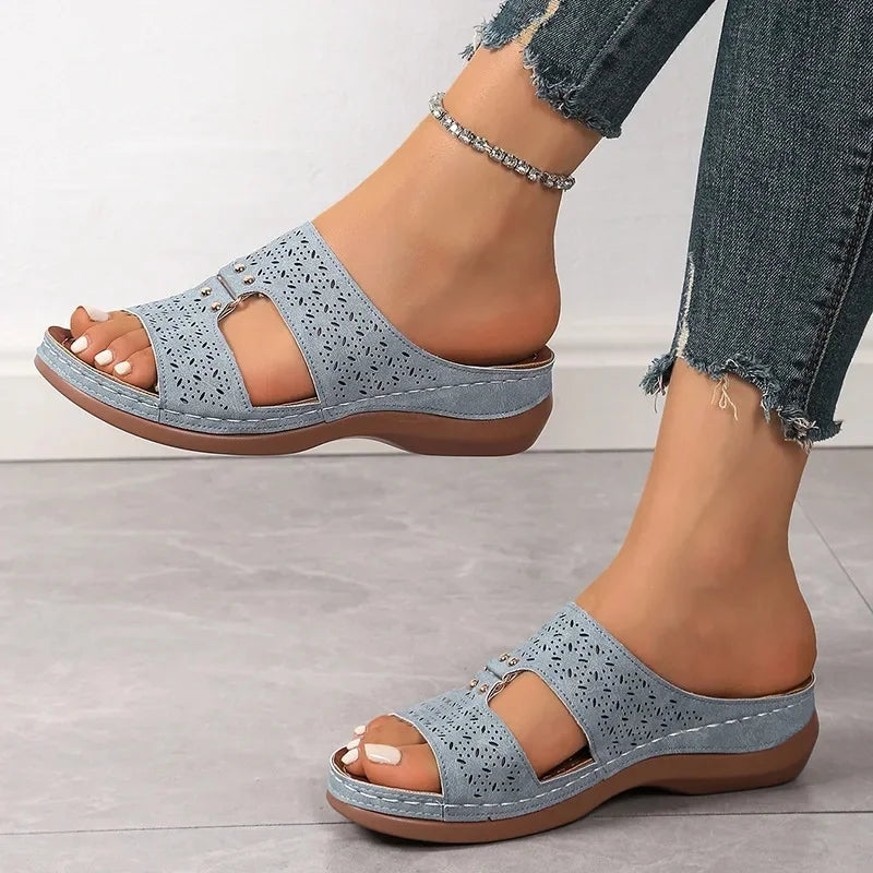 Ravena | Orthopedic Roman Slip-On Sandals™