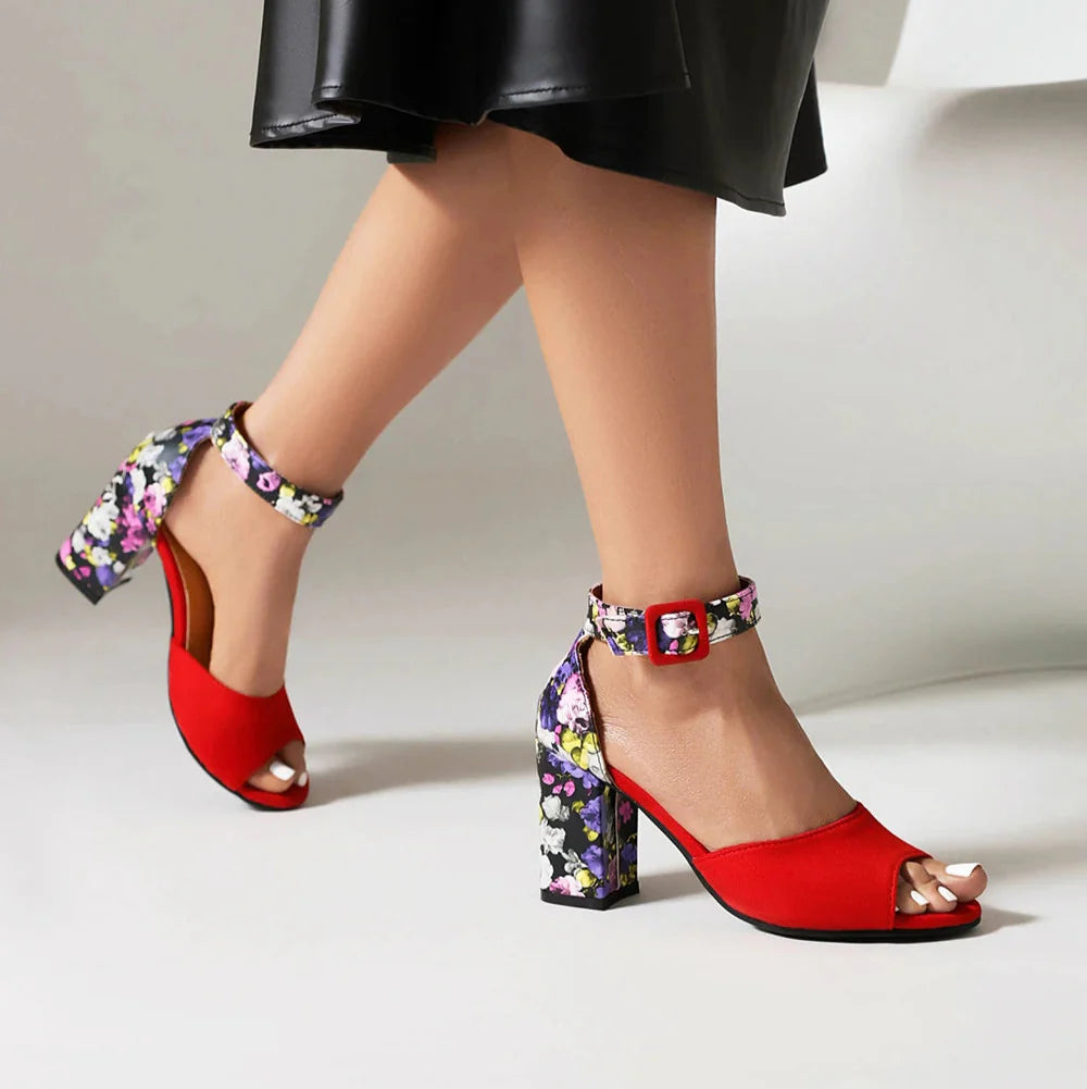 Isola | Fioretta Square Heel Sandals™