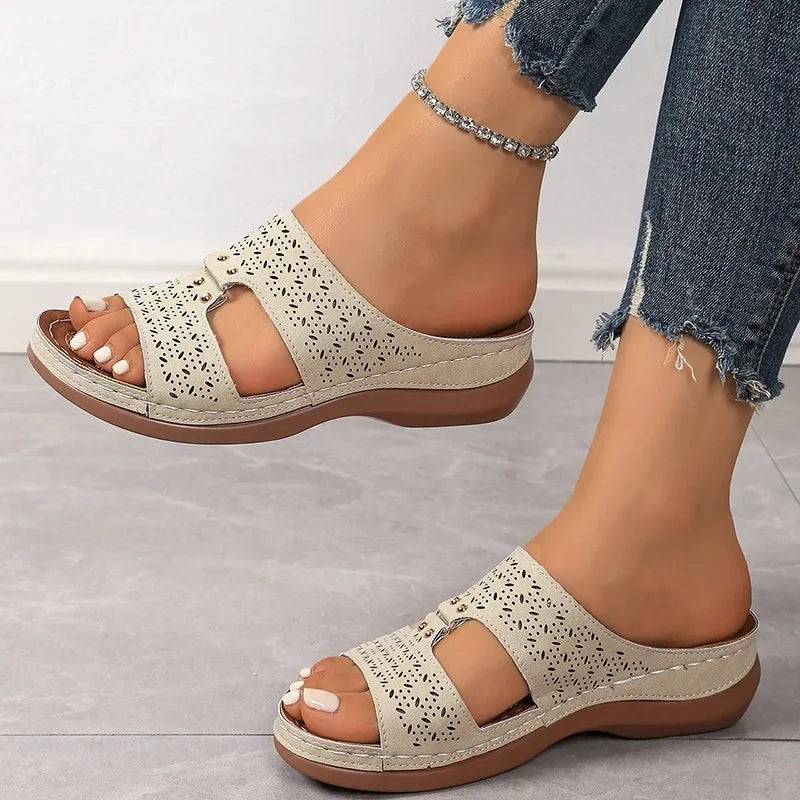 Ravena | Orthopedic Roman Slip-On Sandals™