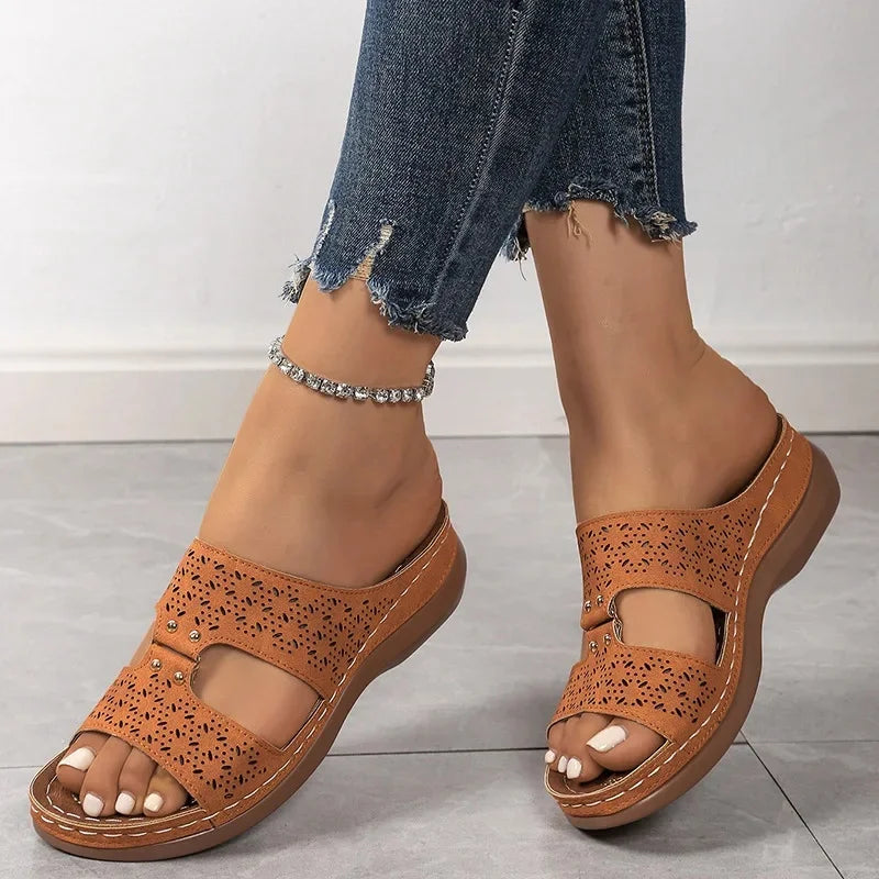 Ravena | Orthopedic Roman Slip-On Sandals™