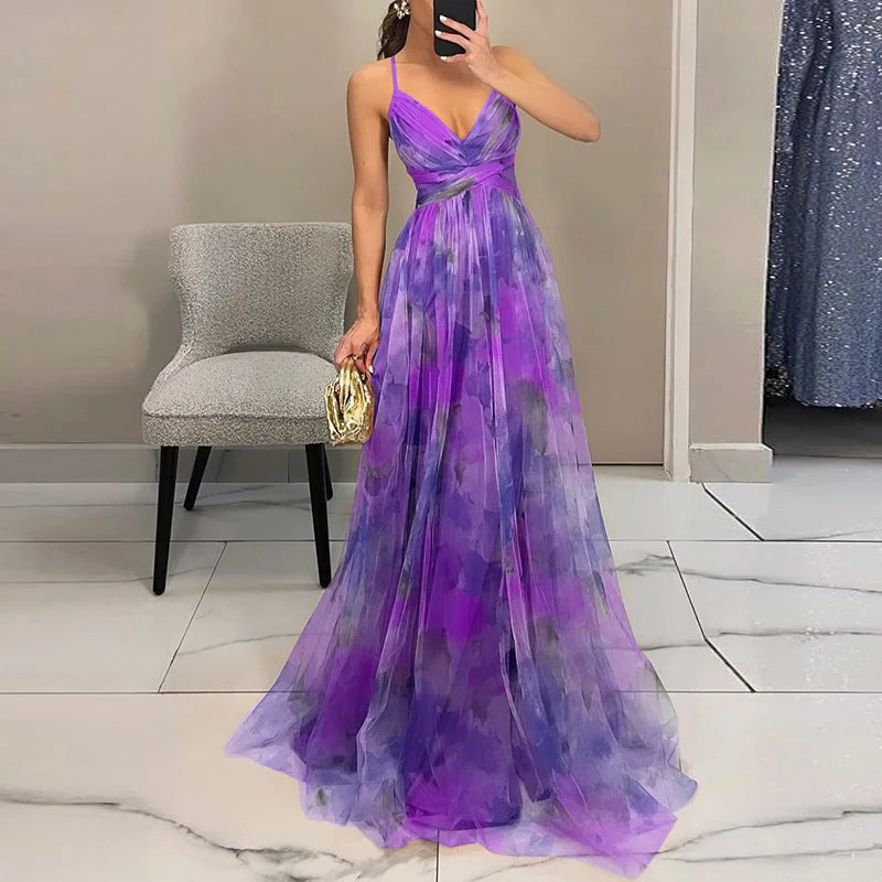 Giselle | Enchanting Floral Print Maxi Dress™