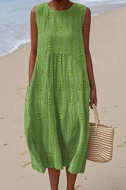 Alexandra™ | Elegant Floral Midi Dress for Women