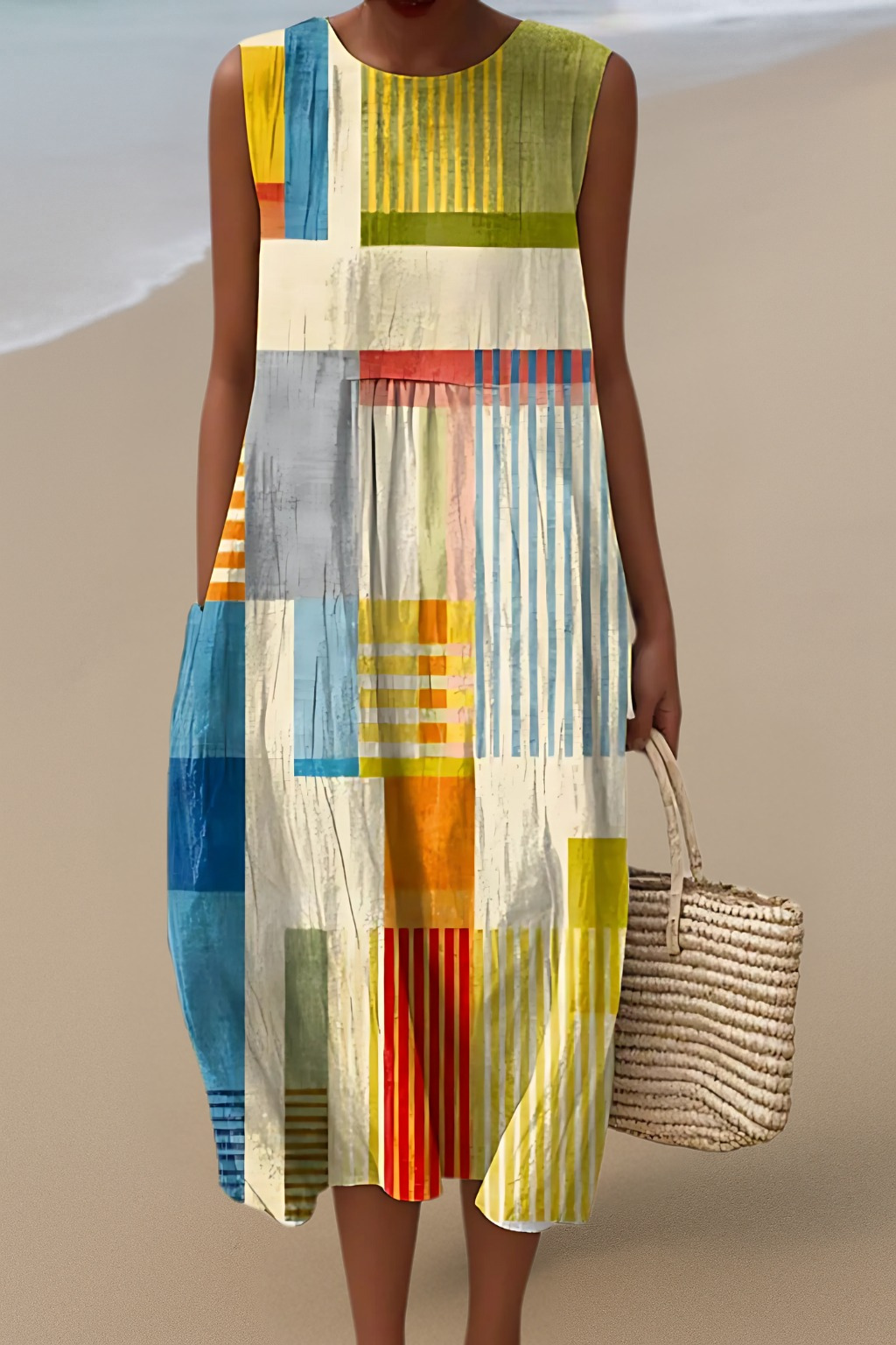 Alexa™ | Effortless Elegance Plus Size White Dress
