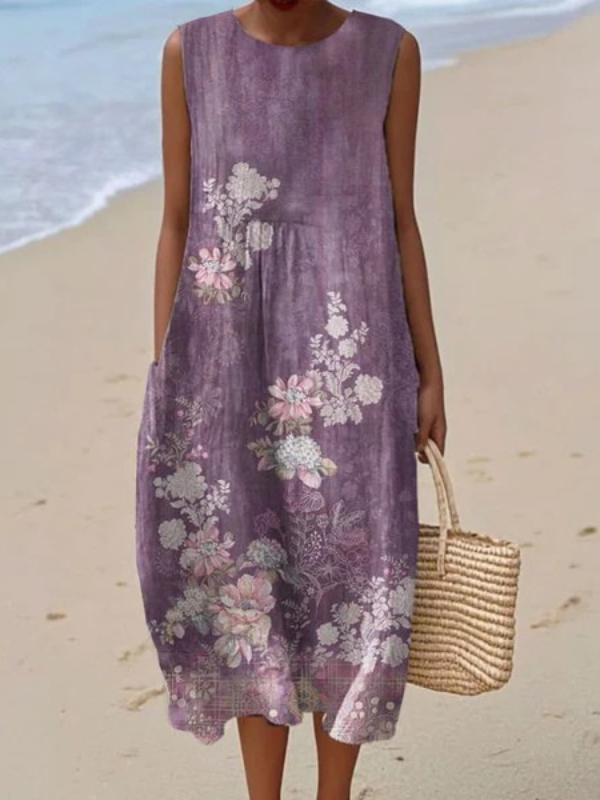 Freya - Casual Midi Dress for Everyday Wear
