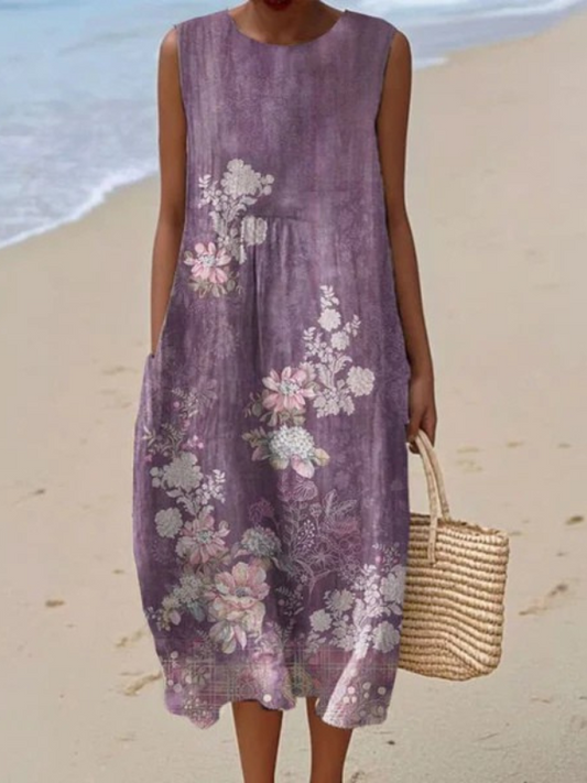 Freya - Casual Midi Dress for Everyday Wear