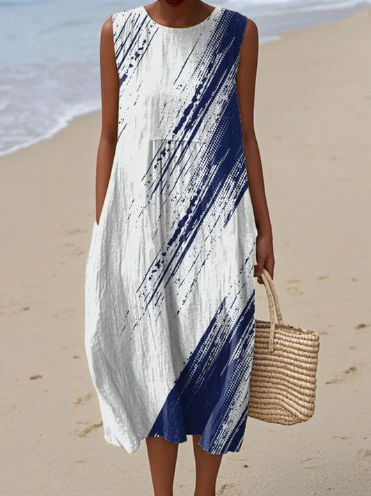 Elena - Casual Midi Dress for Everyday Wear