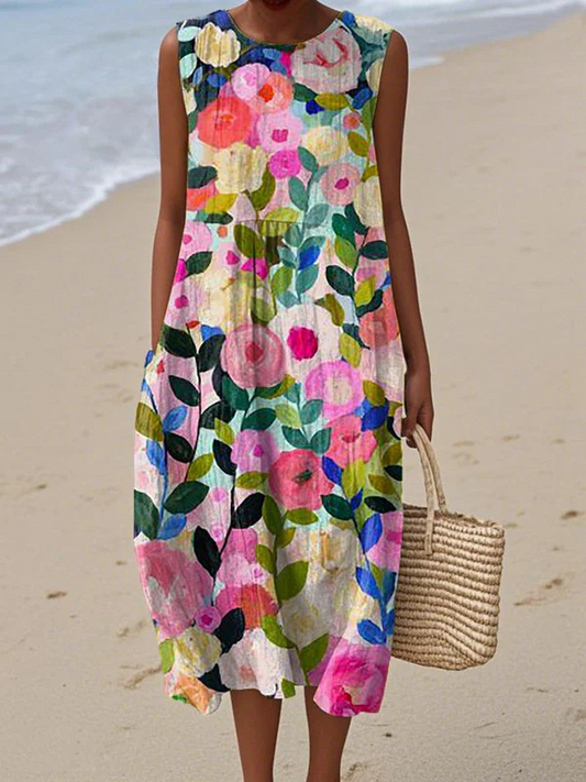 Noa - Casual Midi Dress for Everyday Wear