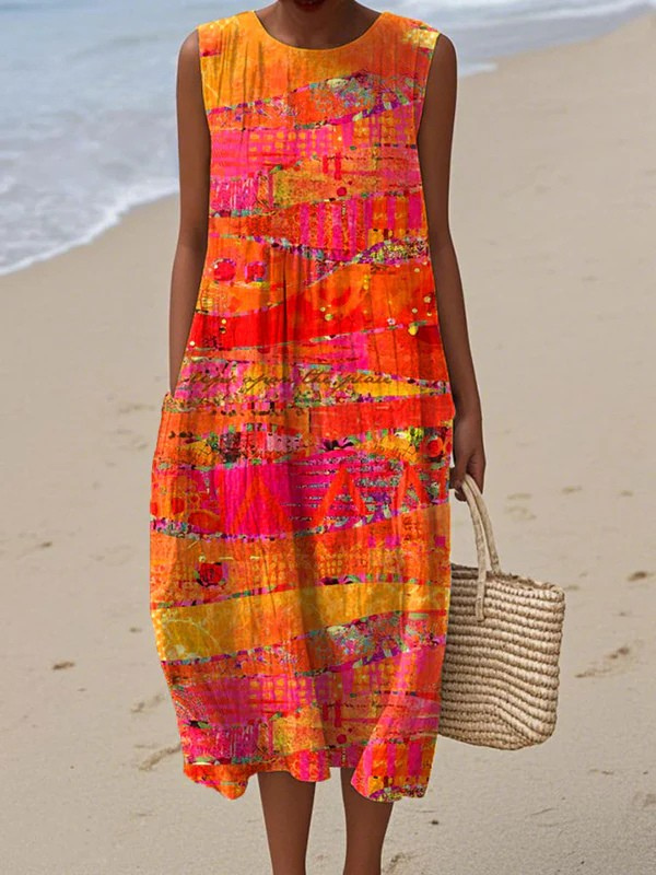 Ivy - Classic Midi Dress for Everyday Wear