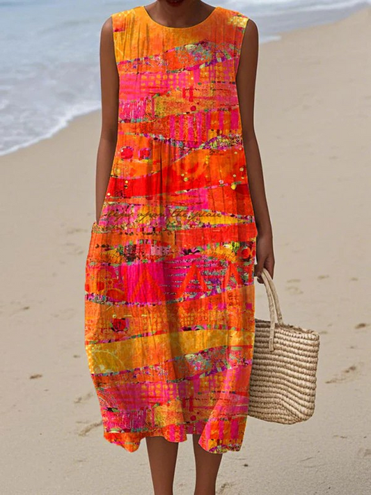 Ivy - Classic Midi Dress for Everyday Wear