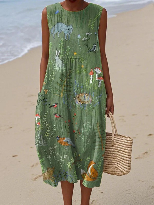 Lila - Casual Midi Dress for Everyday Wear