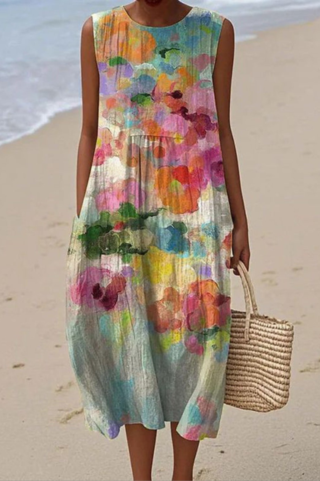 Adriana™ | Elegant Plus Size Summer Dress