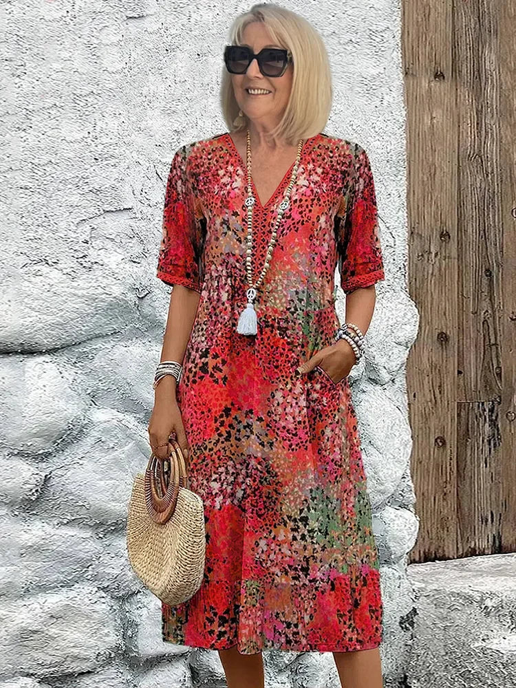 Harper | Vibrant Mid Length Dress™