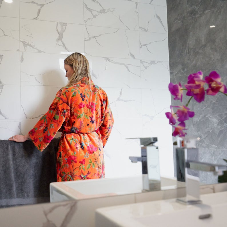 Frida | Floral Velvet Kimono™