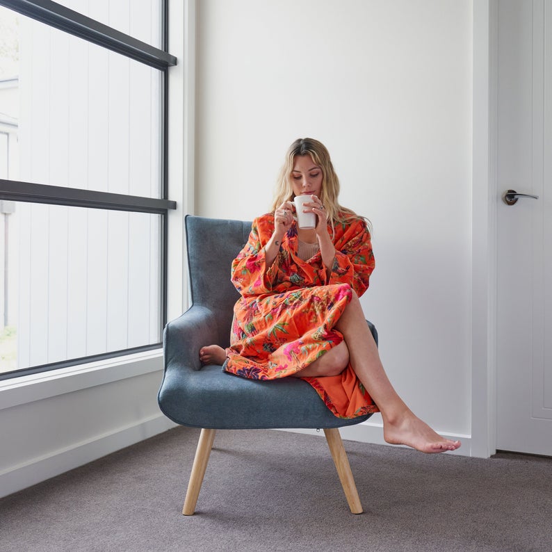 Frida | Floral Velvet Kimono™